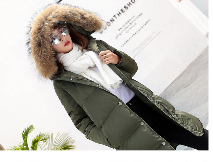 Beatrice | Long Hooded Puffer Jacket for Women