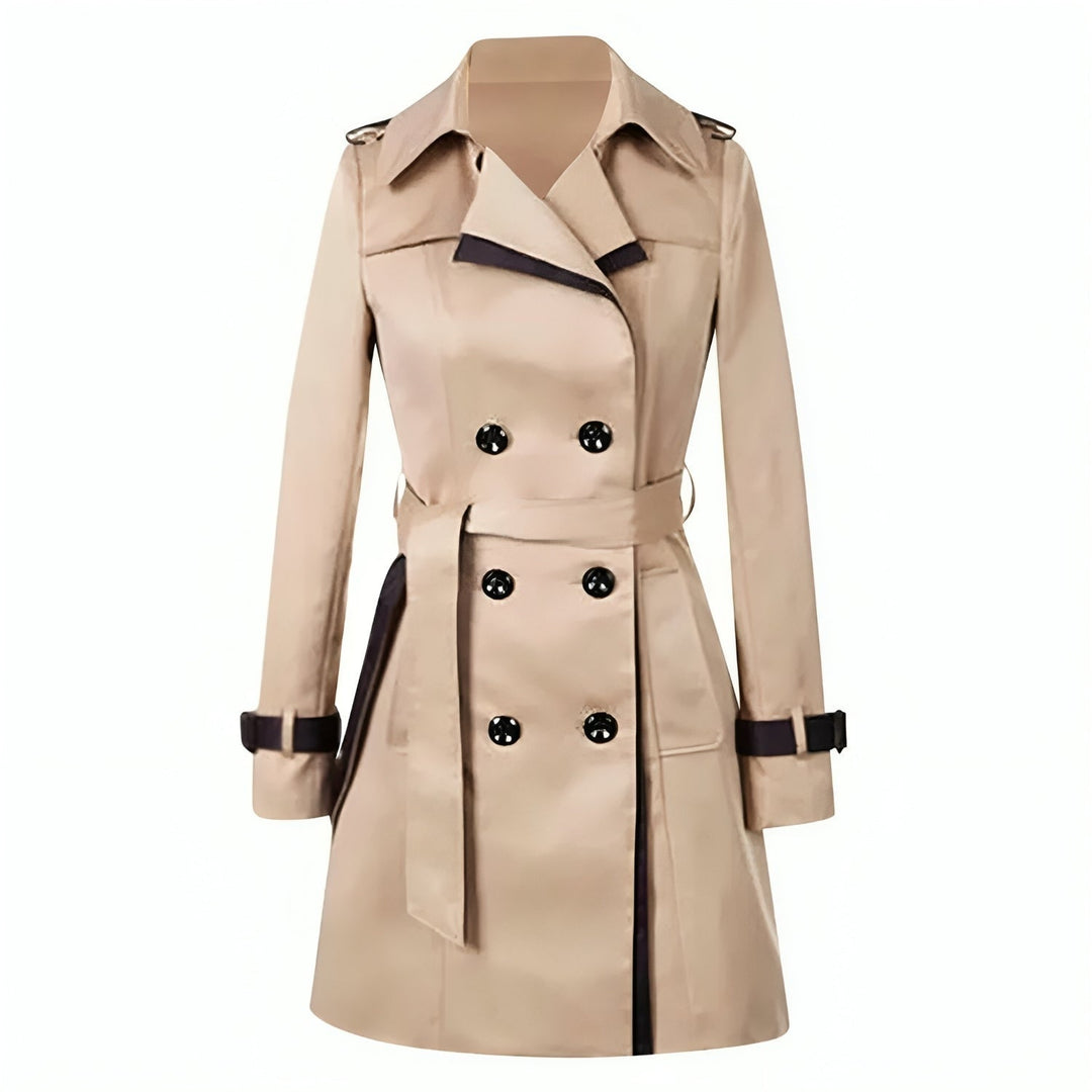 Eliza | Double-Breasted Belted Trench Coat for Women
