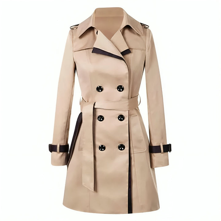 Eliza | Double-Breasted Belted Trench Coat for Women