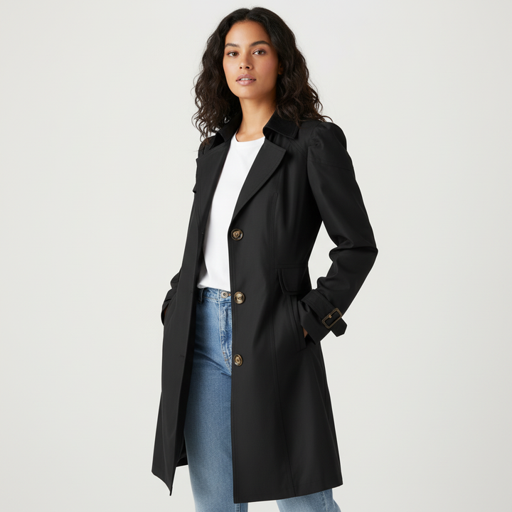 Estelle | Long Trench Coat for Women
