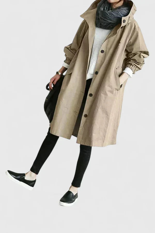 Willow | Oversized Hooded Coat for Women