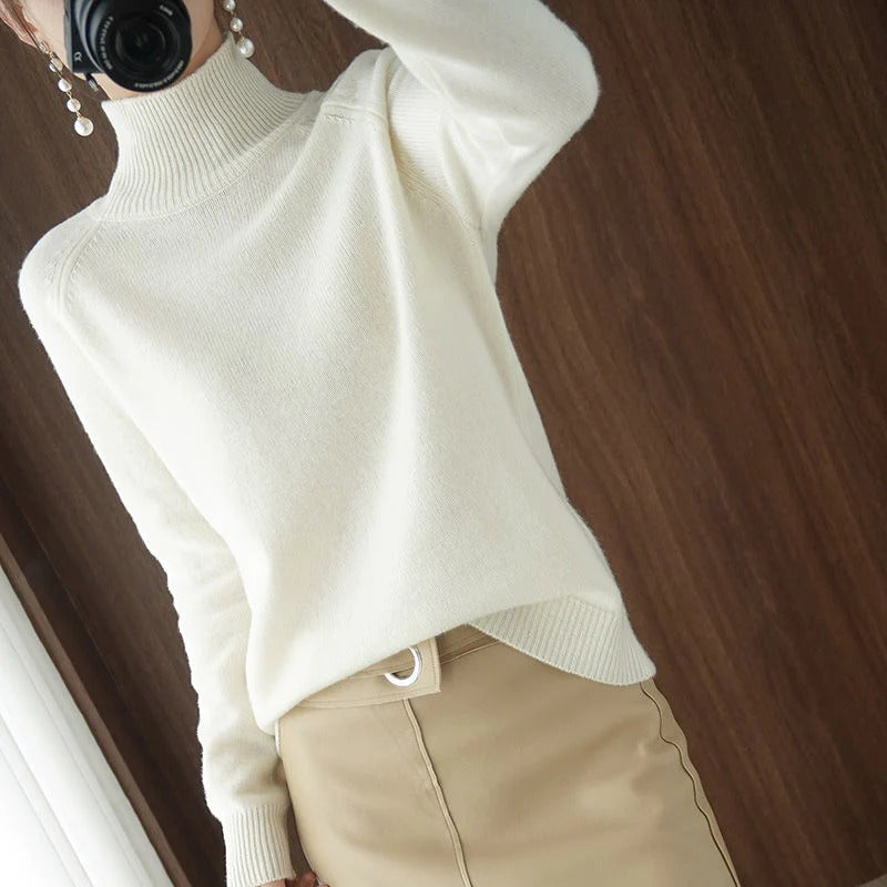 Riley | Cashmere Turtleneck Sweater for Women