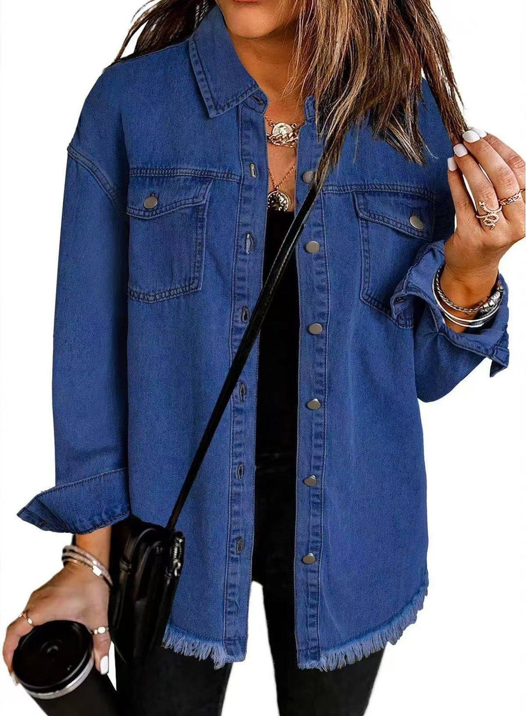 Emily | Oversized Denim Jean Jacket for Women
