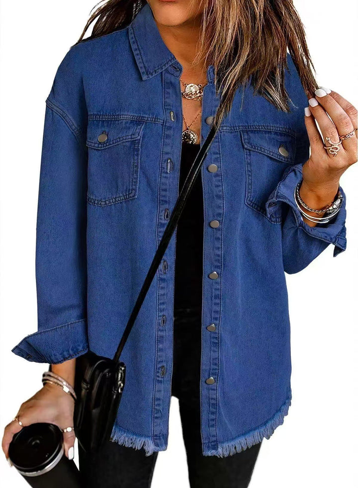 Emily | Oversized Denim Jean Jacket for Women