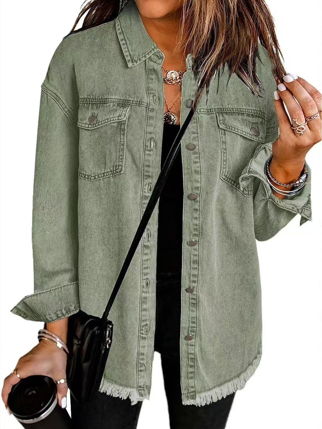Emily | Oversized Denim Jean Jacket for Women