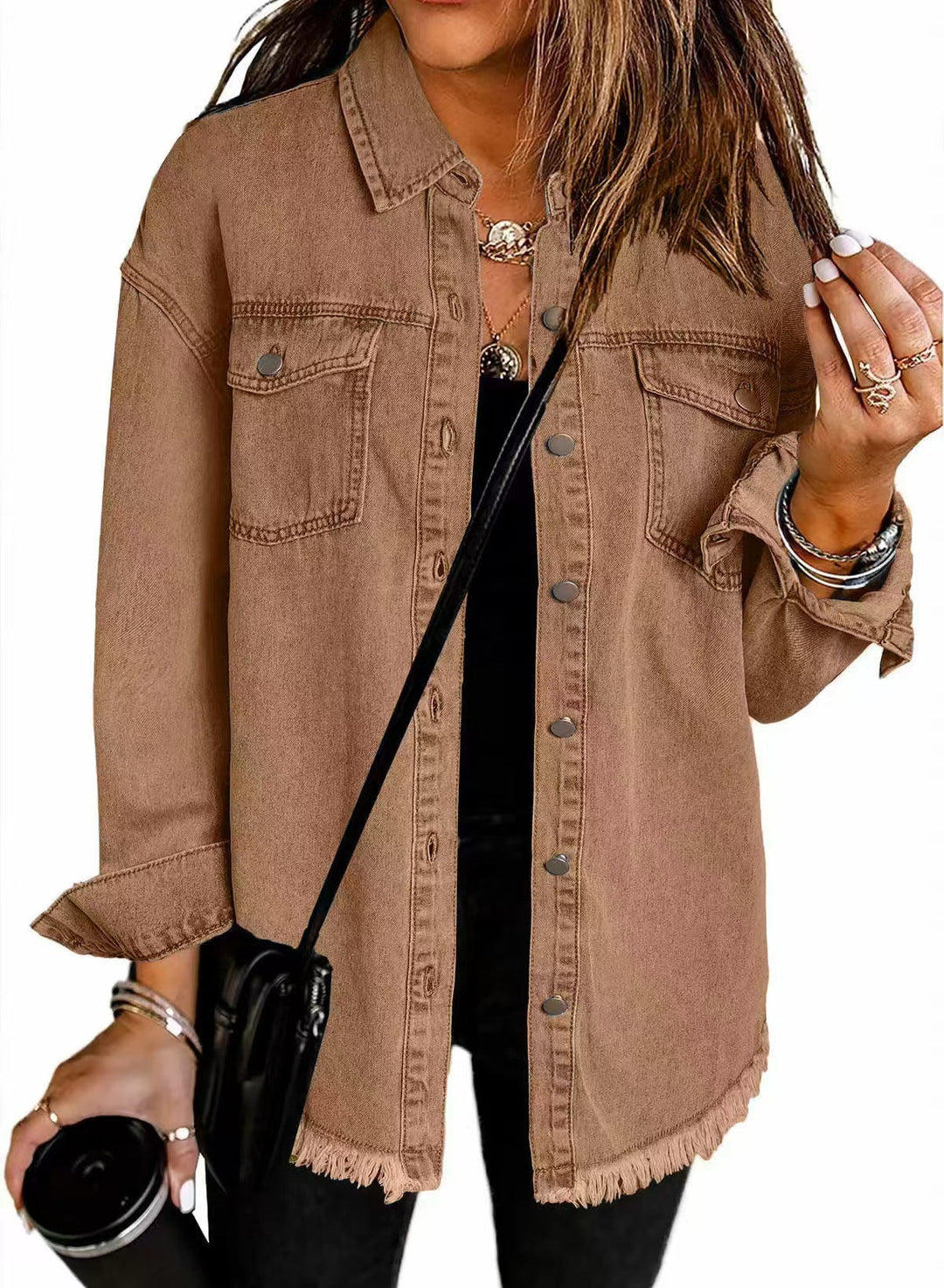Emily | Oversized Denim Jean Jacket for Women