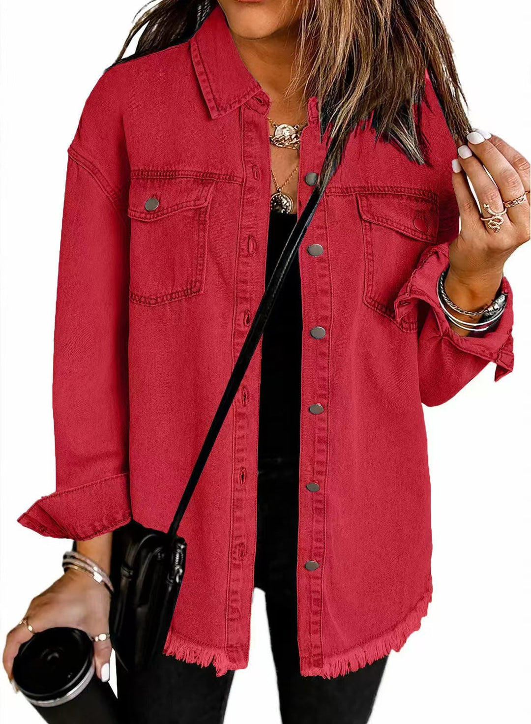 Emily | Oversized Denim Jean Jacket for Women