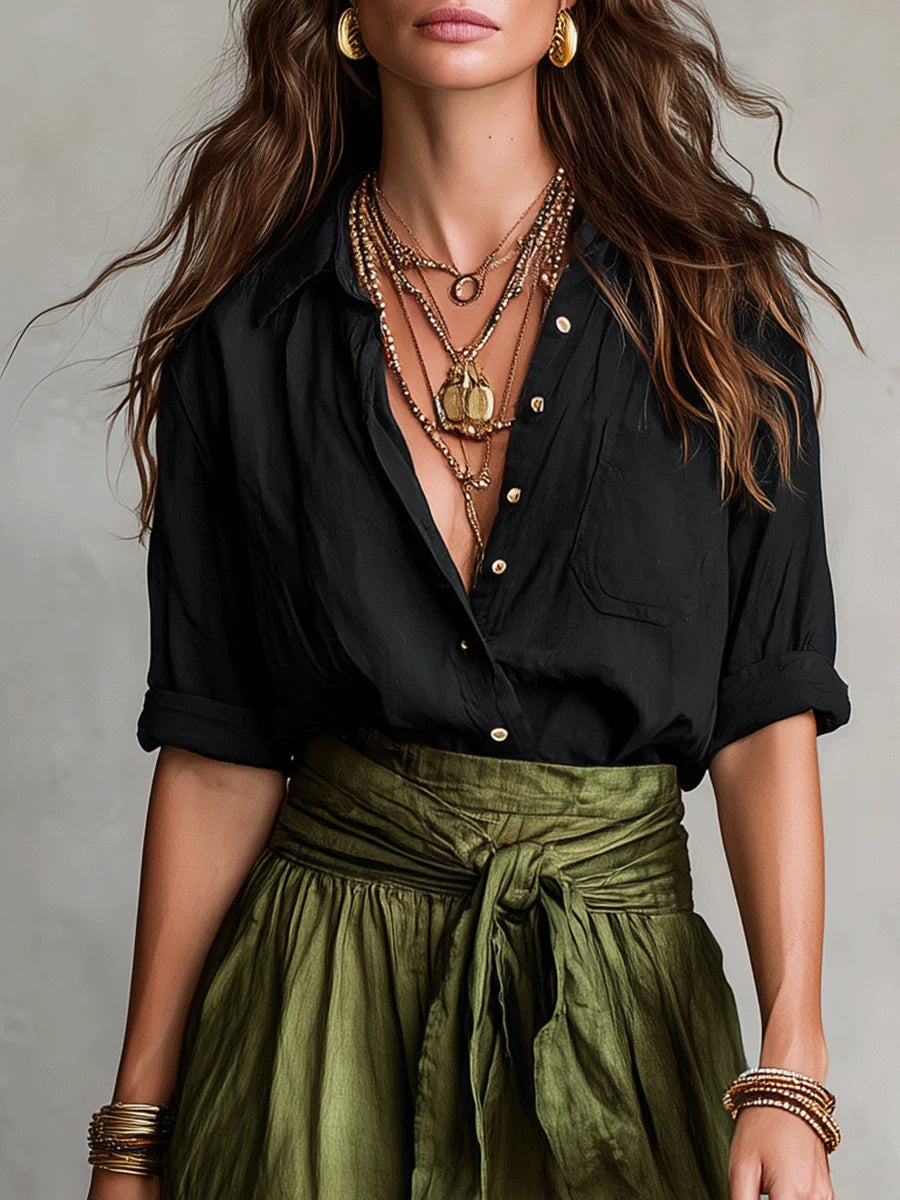 Vera Conjunto dos piezas camiseta Dress – White Dress