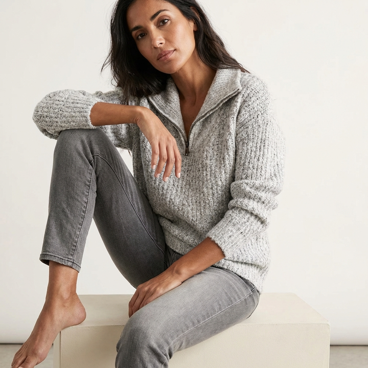 Margot | Half-Zip Sweater for Women