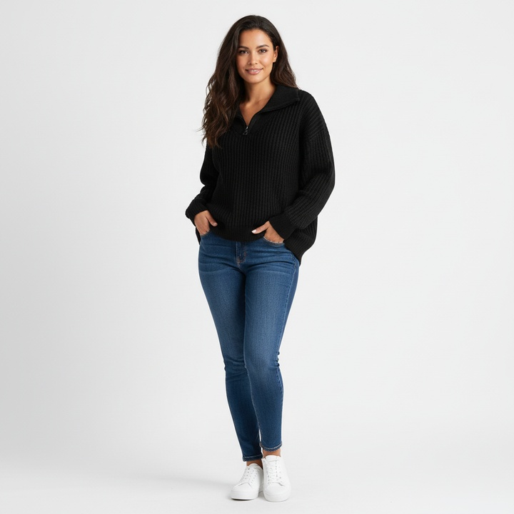 Margot | Half-Zip Sweater for Women