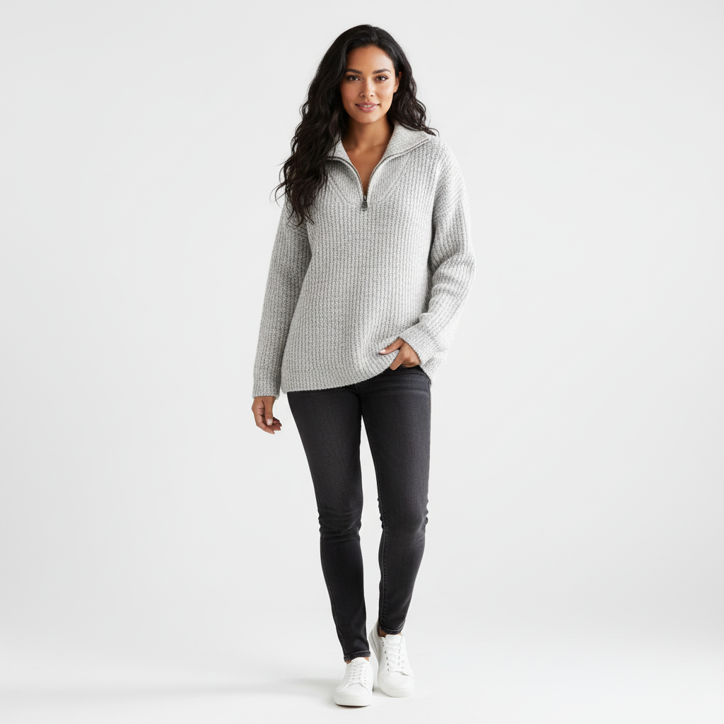 Margot | Half-Zip Sweater for Women
