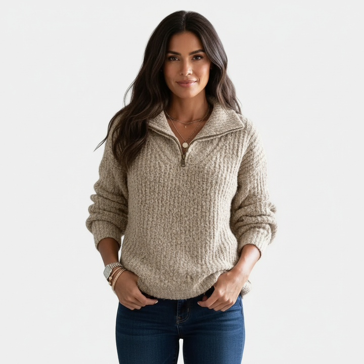 Margot | Half-Zip Sweater for Women