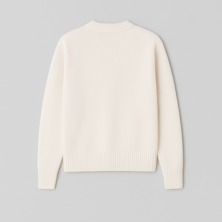 Nova | Heart Print Sweater for Women