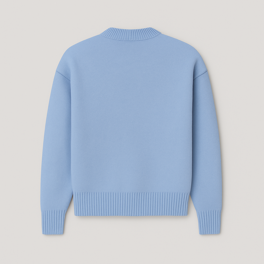 Nova | Heart Print Sweater for Women