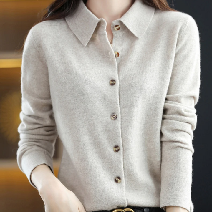 Alyssa | Button-Front Knit Top for Women