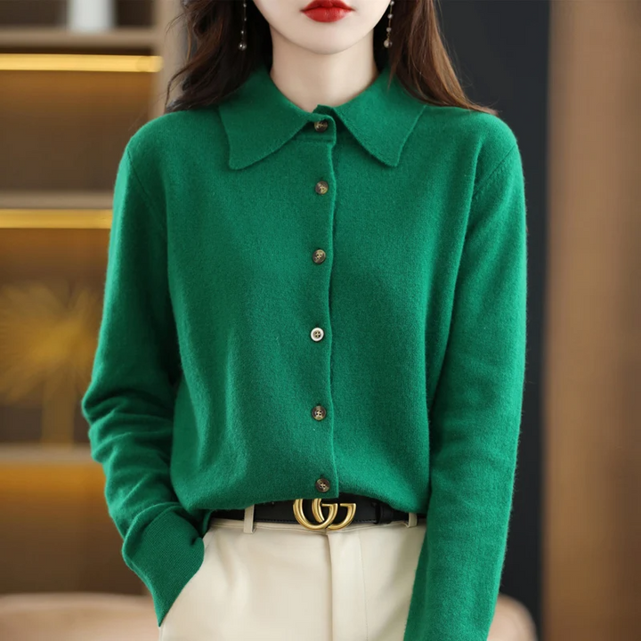 Alyssa | Button-Front Knit Top for Women