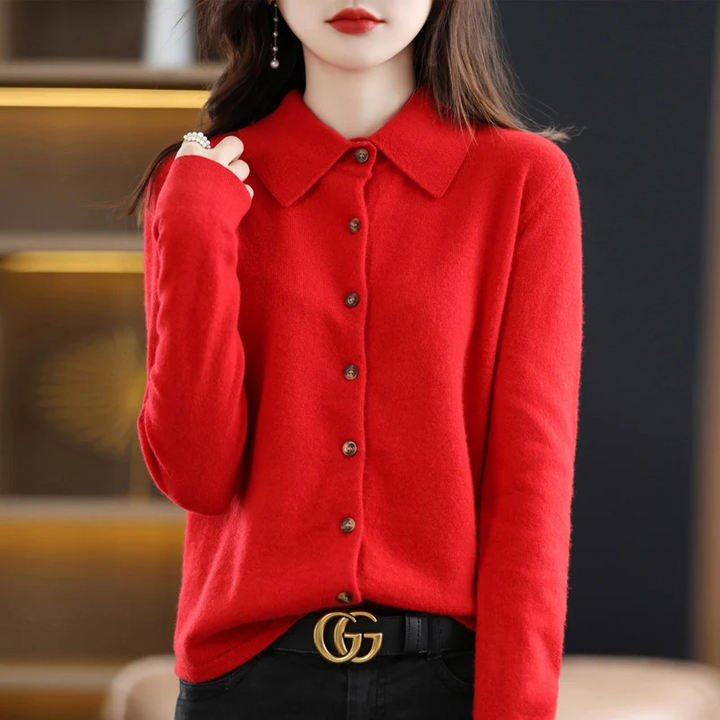 Alyssa | Button-Front Knit Top for Women