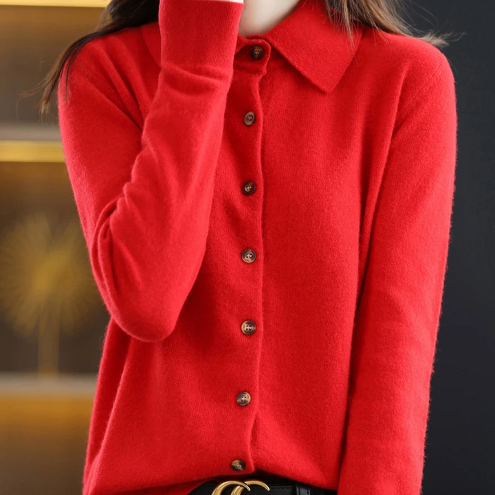 Alyssa | Button-Front Knit Top for Women
