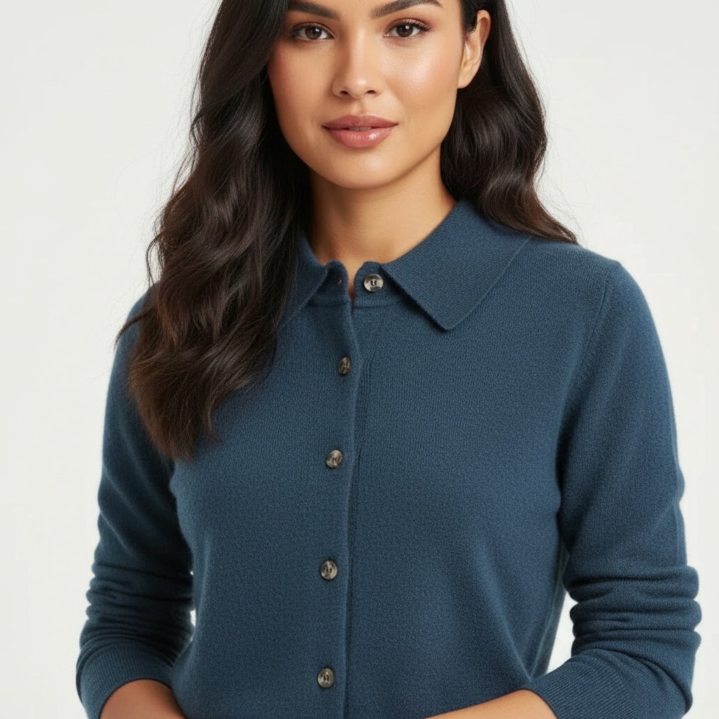 Alyssa | Button-Front Knit Top for Women