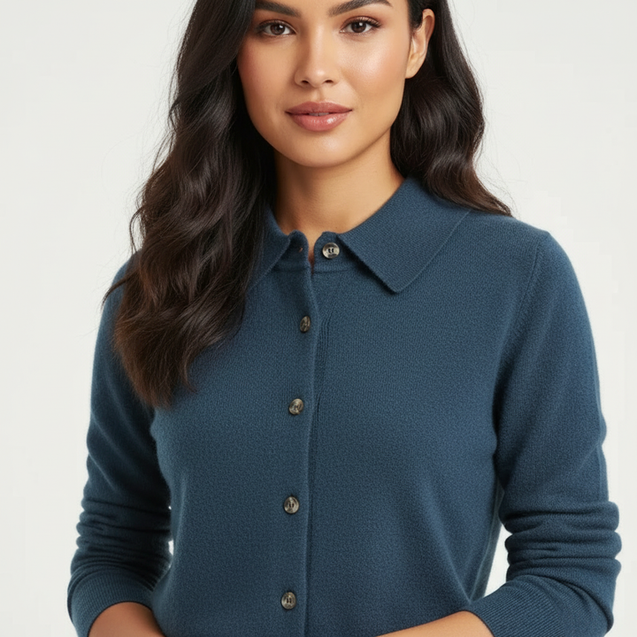 Alyssa | Button-Front Knit Top for Women