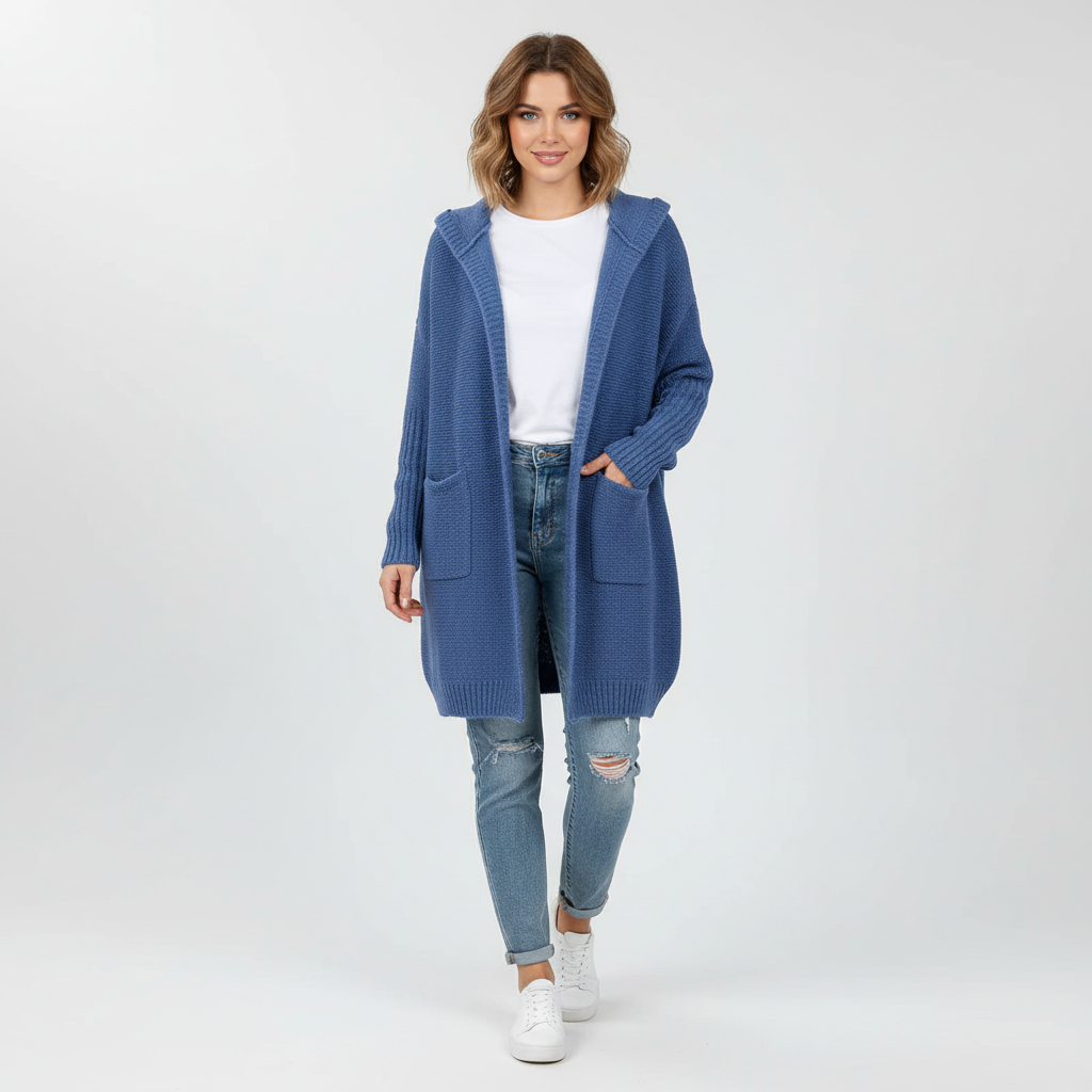 Jenna | Chunky Knit Oversized Cardigan for Women