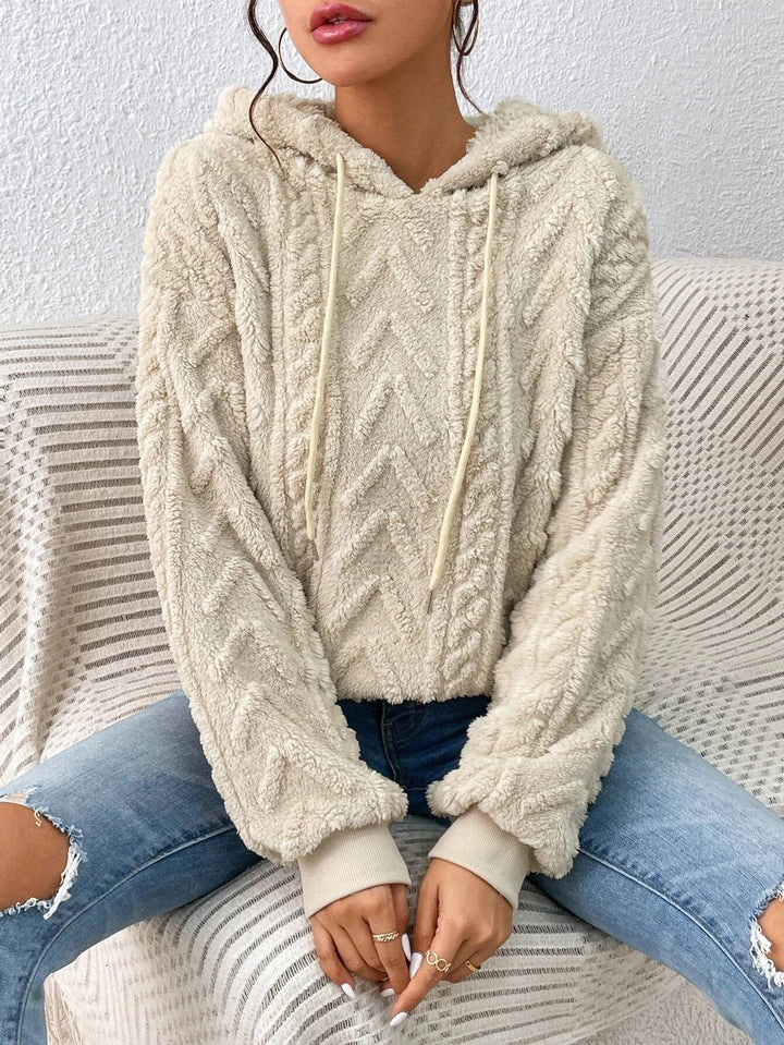 Caroline | Fluffy Teddy Hoodie for Women