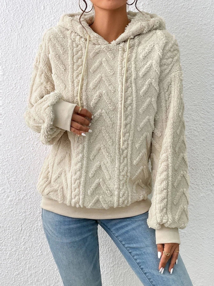 Caroline | Fluffy Teddy Hoodie for Women