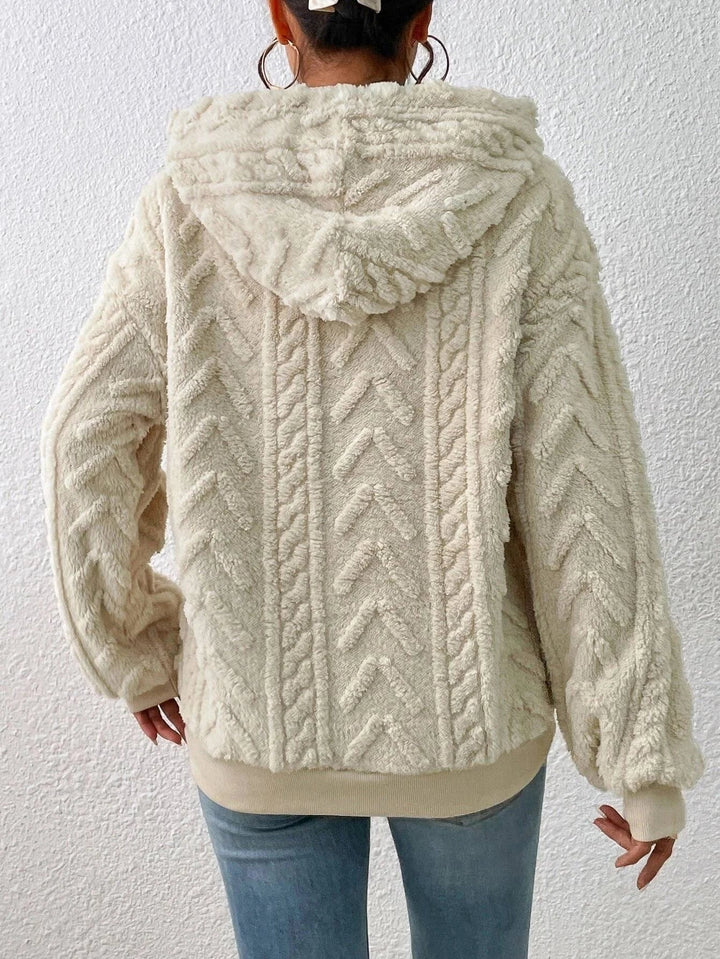 Caroline | Fluffy Teddy Hoodie for Women
