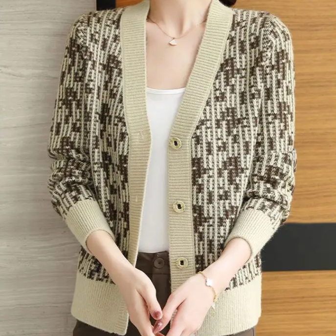 Bailey | V-Neck Button-Front Cardigan for Women
