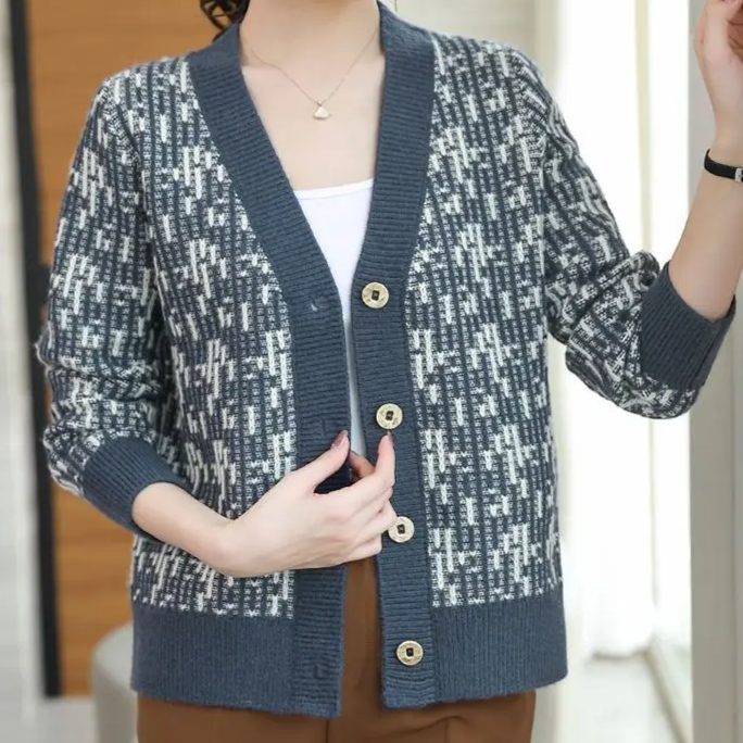 Bailey | V-Neck Button-Front Cardigan for Women