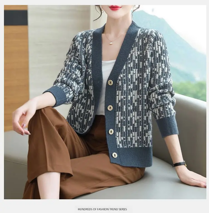Bailey | V-Neck Button-Front Cardigan for Women