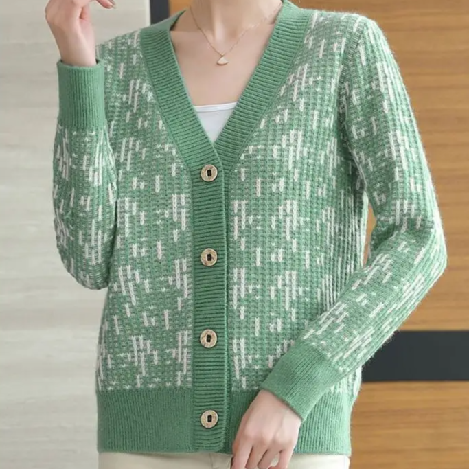 Bailey | V-Neck Button-Front Cardigan for Women