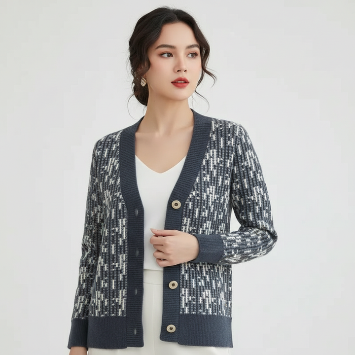 Bailey | V-Neck Button-Front Cardigan for Women