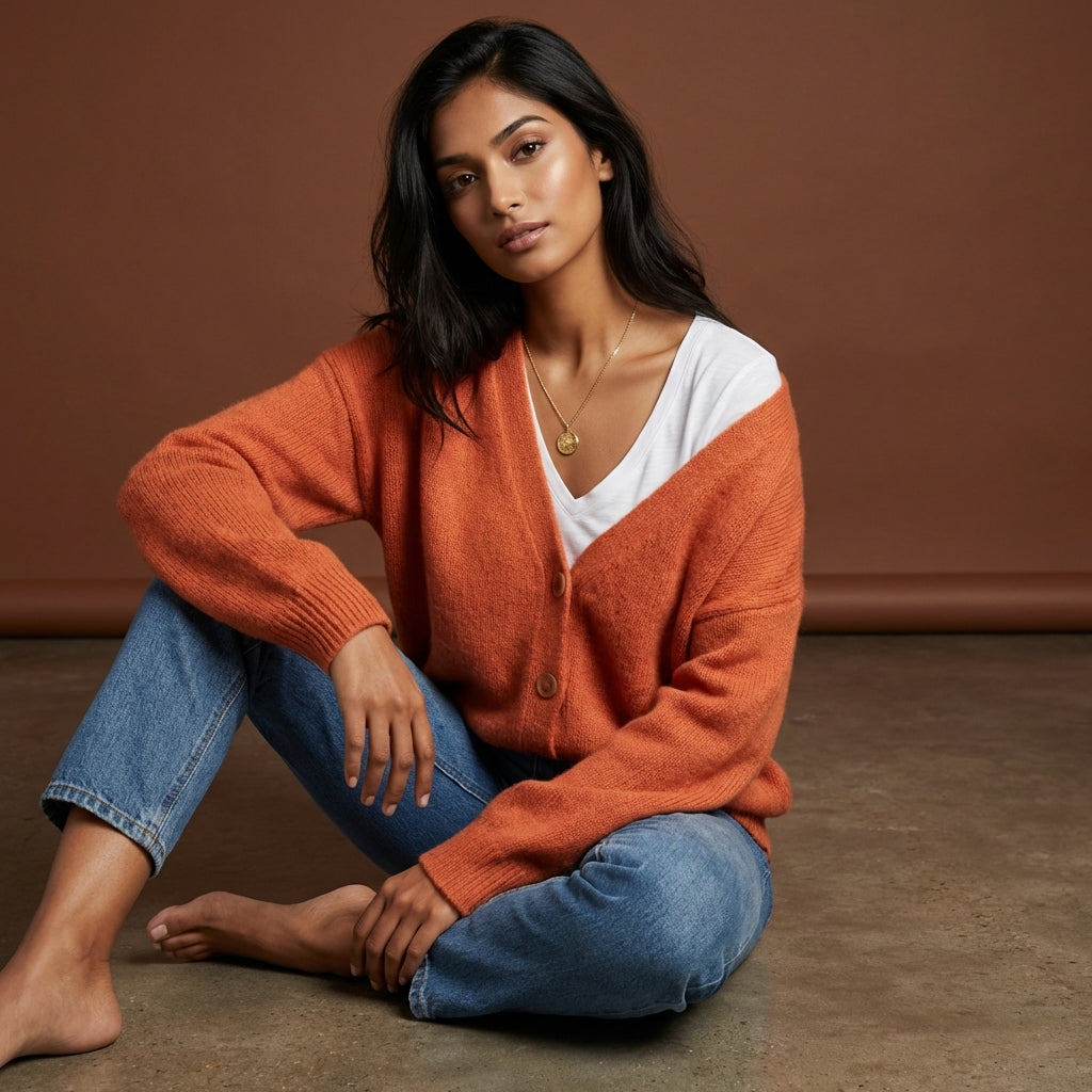 Gabriella | V-Neck Button-Front Cardigan for Women