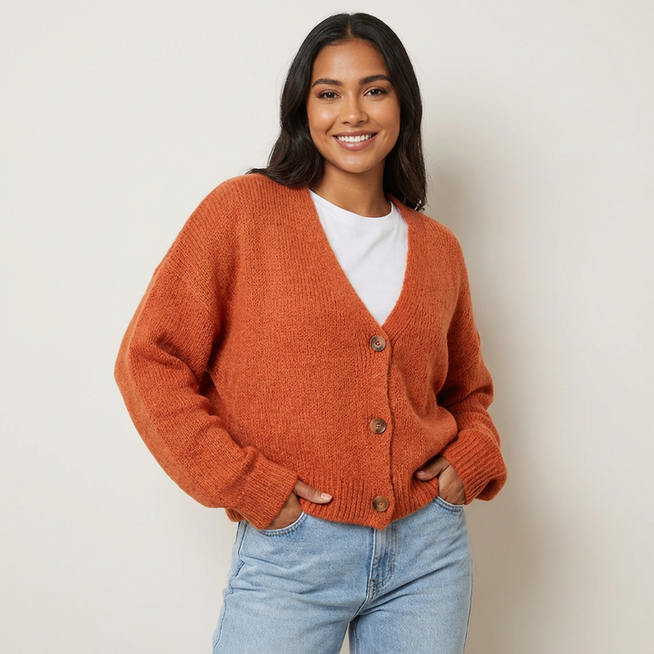 Gabriella | V-Neck Button-Front Cardigan for Women