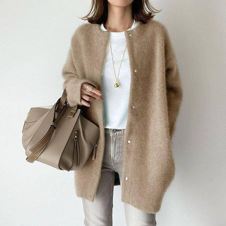 Clara | Oversized Button-Front Cardigan for Women