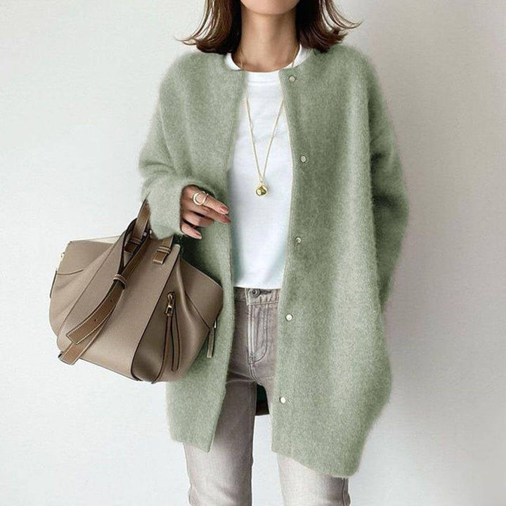 Clara | Oversized Button-Front Cardigan for Women
