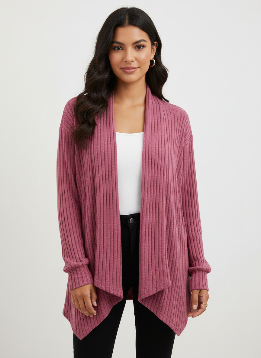 Camilla | Ribbed Cardigan for Women