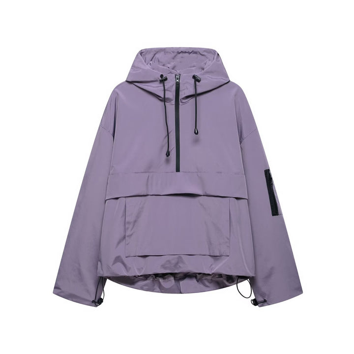 Holly | Hooded Zip-Up Anorak Jacket for Women