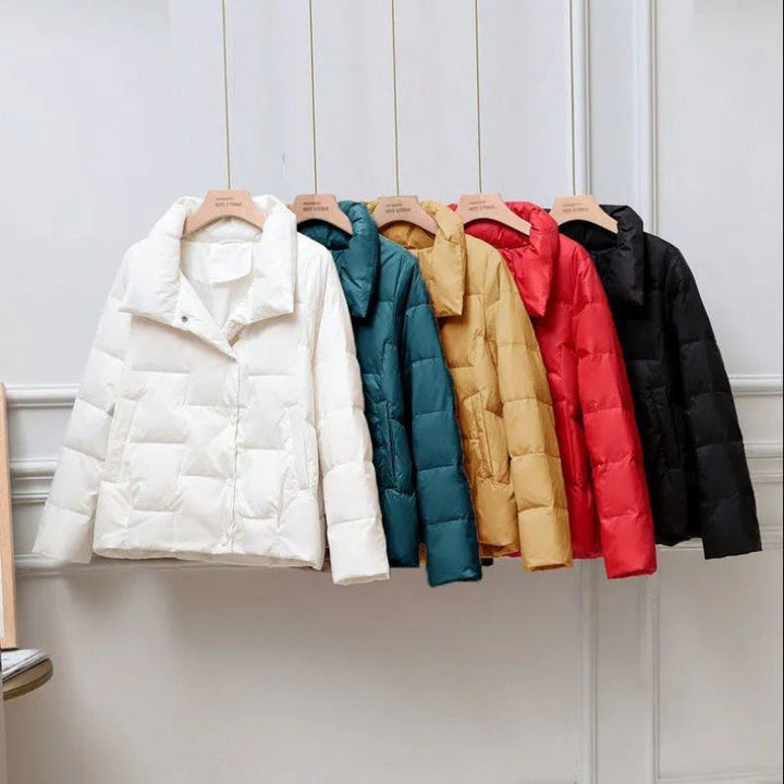 Adeline | Cropped Quilted Puffer Jacket for Women