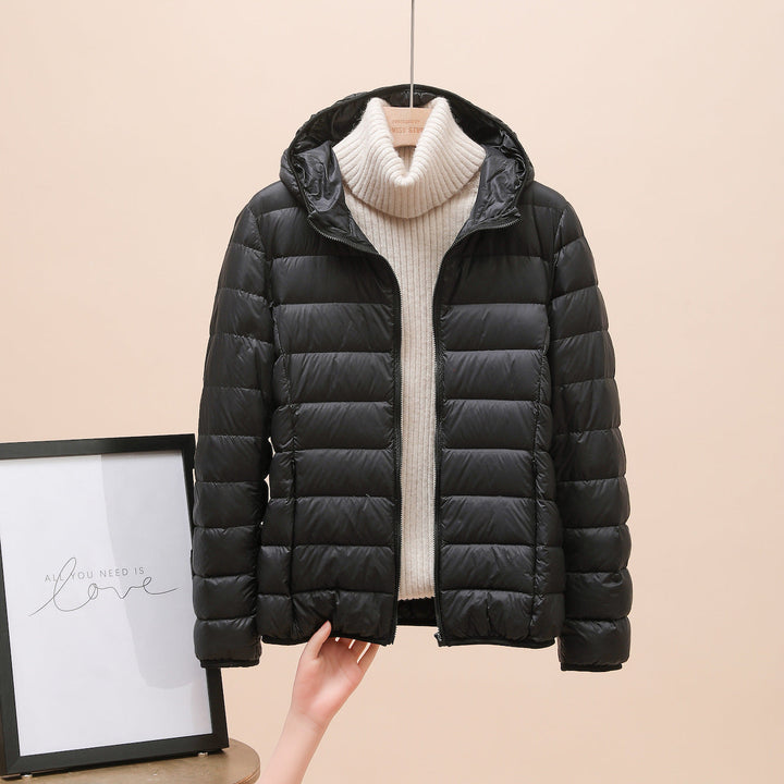 Carol | Cropped Hooded Quilted Jacket for Women