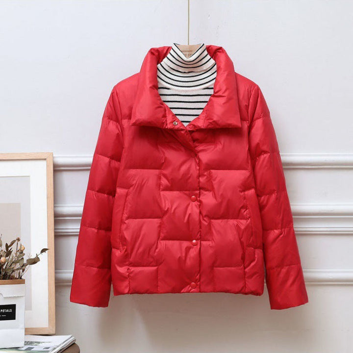 Adeline | Cropped Quilted Puffer Jacket for Women