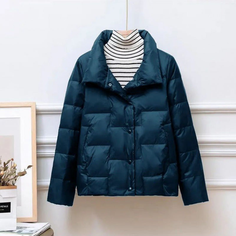 Adeline | Cropped Quilted Puffer Jacket for Women