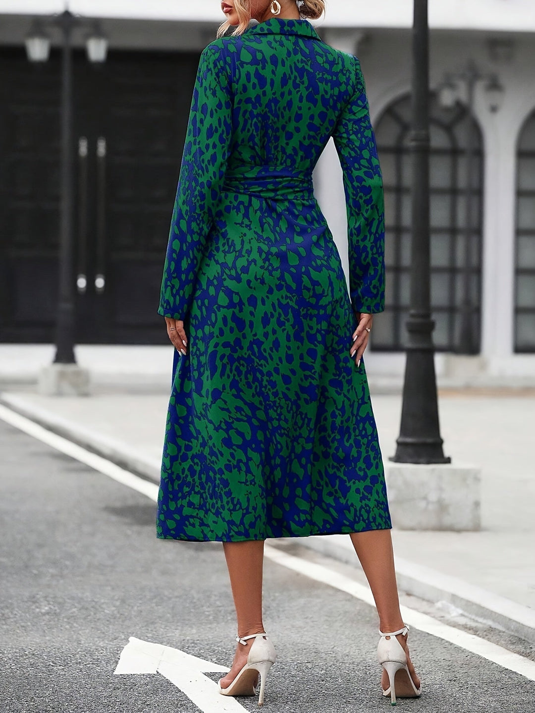Elegant Shirt Dress – White Dress