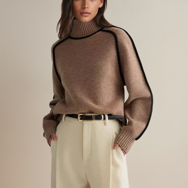 Lindsey | High Neck Sweater for Women