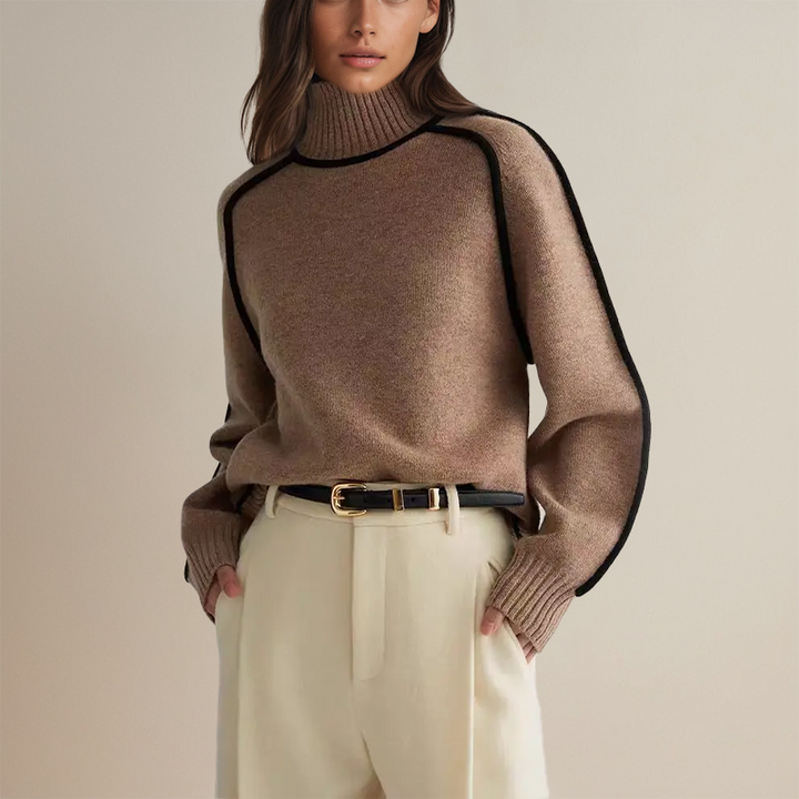 Lindsey | High Neck Sweater for Women