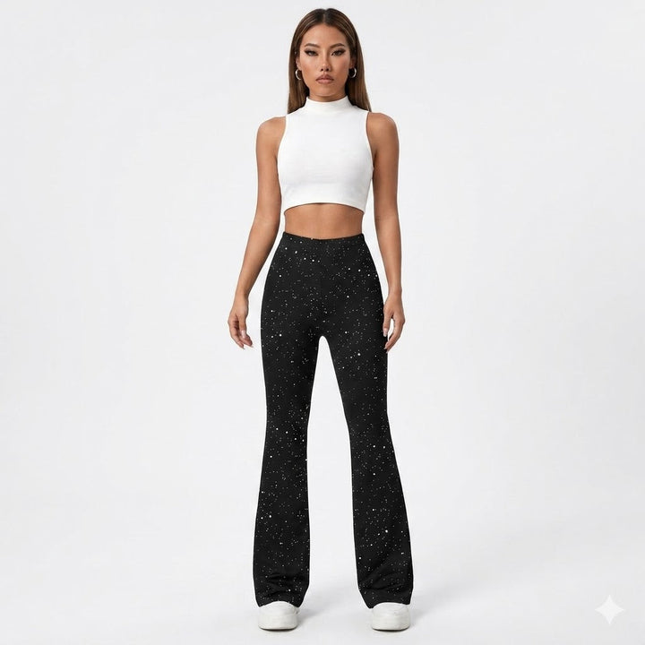 Elena Bellucci | Glitter Flared Pants For Women