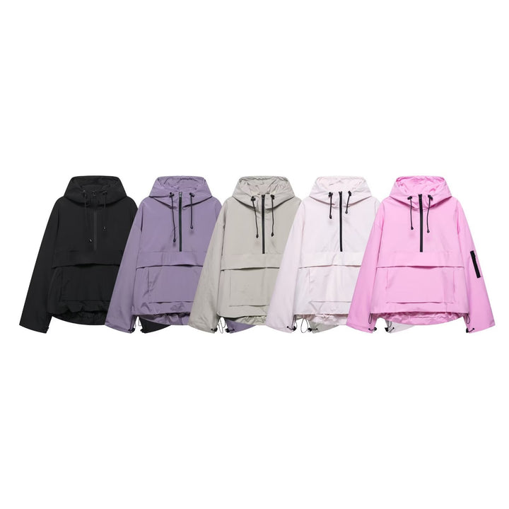 Holly | Hooded Zip-Up Anorak Jacket for Women