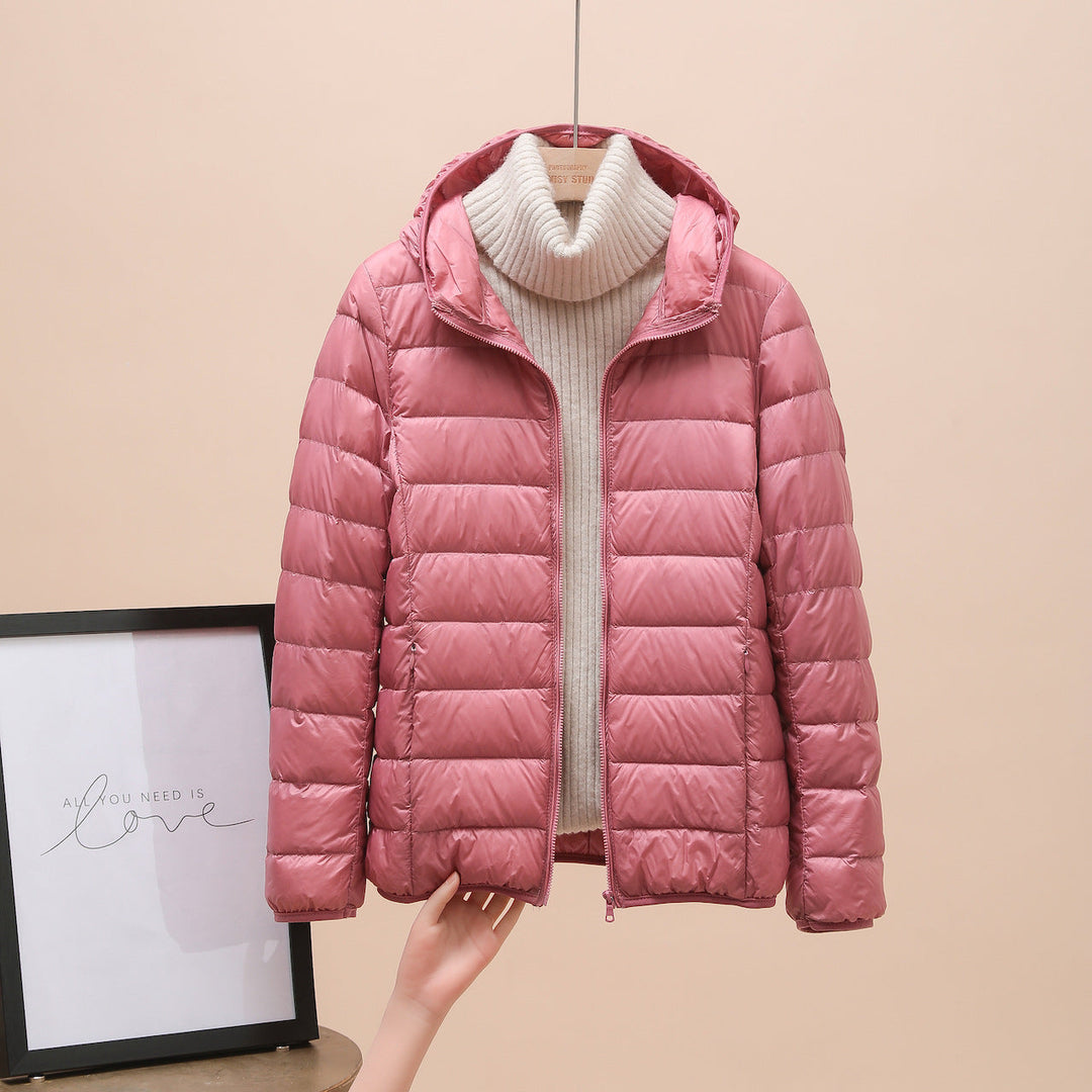 Carol | Cropped Hooded Quilted Jacket for Women