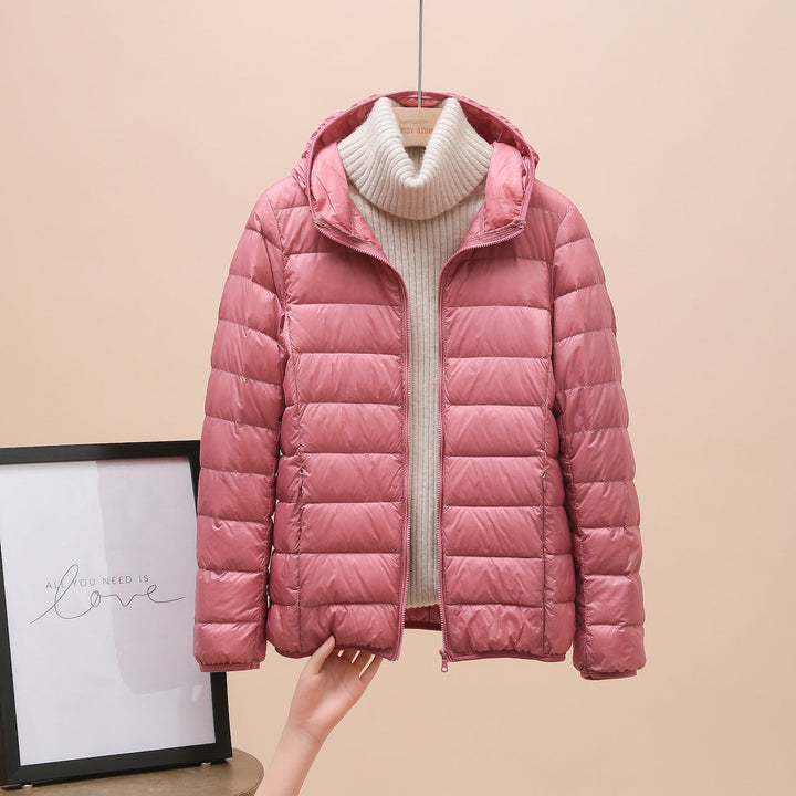 Carol | Cropped Hooded Quilted Jacket for Women